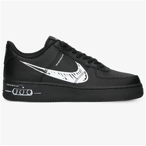 nike air force 1 herren schwarz rot|air force 1 schwarze schuhe.